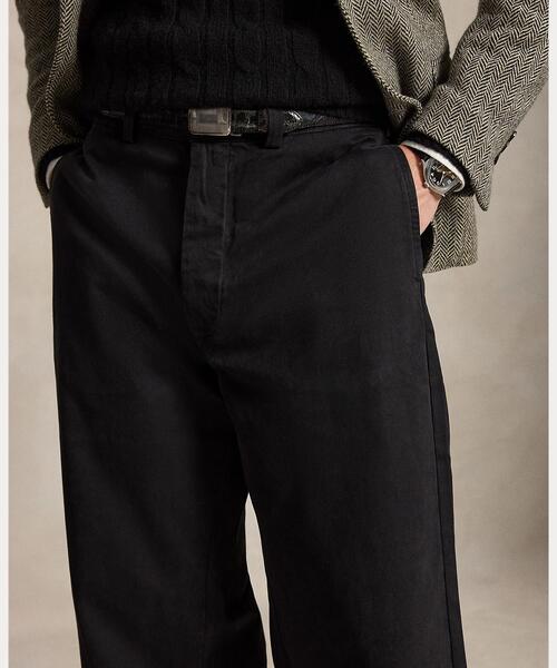 POLO RALPH LAUREN(ポロ ラルフ ローレン)の「ビッグ チノ(チノパンツ・メンズ・ブラック系1・28/30/32/32/34/32/30/30/36/32)」の5枚目の写真