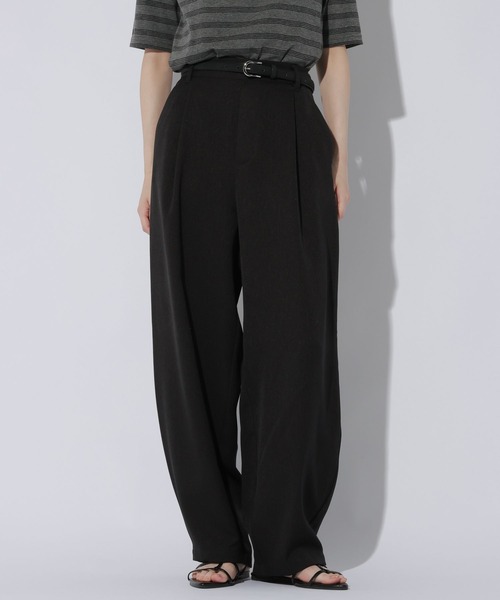 LAKOLE(ラコレ)の「ワンタックコクーンパンツ /1052425(スラックス・レディース・グレー/ブラウン/ブラック・LARGE/MEDIUM)」の6枚目の写真