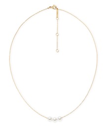 Daniel Wellington（ダニエルウェリントン）の「Pearl Trio Necklace ローズゴールド／ゴールド／シルバー（ネックレス）」
