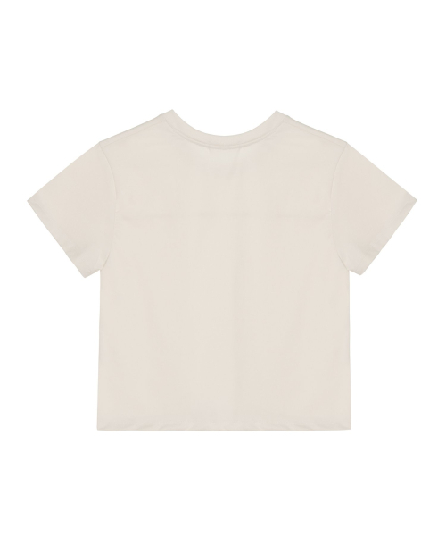 NICK&NICOLE(ニックアンドニコール)の「SEAM HALF TOP_CREAM(Tシャツ/カットソー・レディース・その他・FREE)」の2枚目の写真