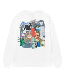 HUF（ハフ）の「BOULEVARD STATUS LS TEE（Tシャツ/カットソー）」