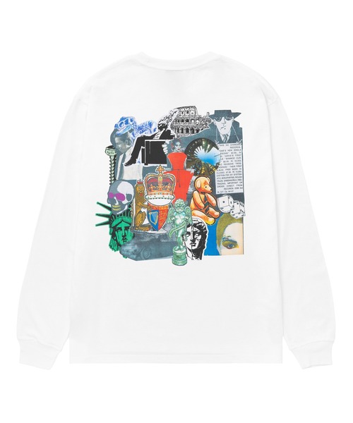 HUF(ハフ)の「BOULEVARD STATUS LS TEE(Tシャツ/カットソー・メンズ・ホワイト/ブラック・XXL/XL/L/M/S)」の2枚目の写真