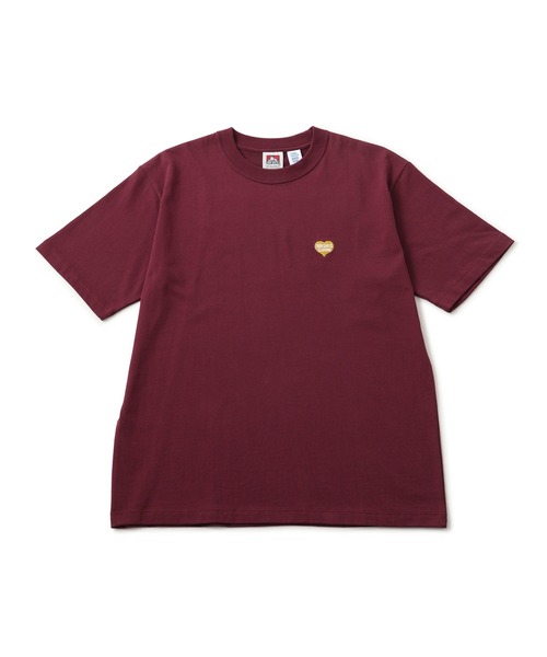 BEN DAVIS（ベンデイビス）の「【BENDAVIS別注】ハート刺繍Tシャツ（Tシャツ/カットソー・メンズ・レッド/ネイビー/ホワイト・LL/L/M）」の4枚目の写真