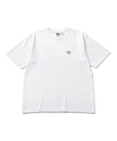 BEN DAVIS（ベンデイビス）の「【BENDAVIS別注】ハート刺繍Tシャツ（Tシャツ/カットソー・メンズ・レッド/ネイビー/ホワイト・LL/L/M）」の8枚目の写真