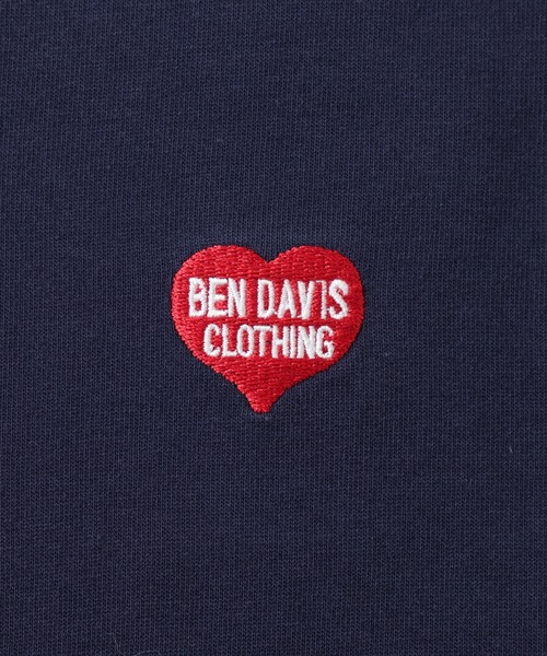 BEN DAVIS（ベンデイビス）の「【BENDAVIS別注】ハート刺繍Tシャツ（Tシャツ/カットソー・メンズ・レッド/ネイビー/ホワイト・LL/L/M）」の13枚目の写真
