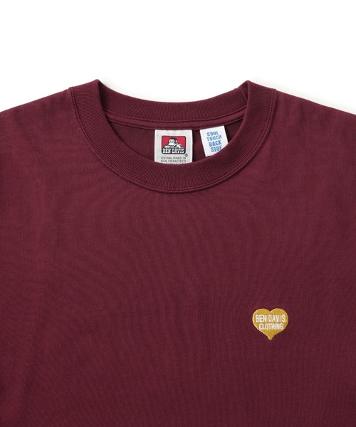 BEN DAVIS（ベンデイビス）の「【BENDAVIS別注】ハート刺繍Tシャツ（Tシャツ/カットソー・メンズ・レッド/ネイビー/ホワイト・LL/L/M）」の16枚目の写真