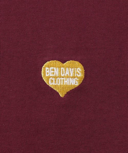 BEN DAVIS（ベンデイビス）の「【BENDAVIS別注】ハート刺繍Tシャツ（Tシャツ/カットソー・メンズ・レッド/ネイビー/ホワイト・LL/L/M）」の15枚目の写真