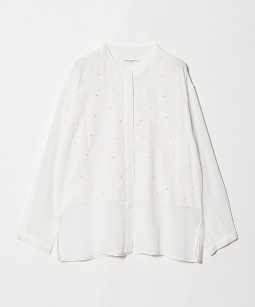 BEAUTY&YOUTH UNITED ARROWS（ビューティーアンドユースユナイテッドアローズ）の「コットンクレープ ビーズ エンブロイダリー シャツ（シャツ/ブラウス・レディース・ブラック/オフホワイト・FREE）」の19枚目の写真