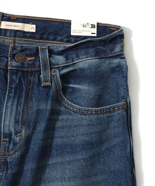 Levi's(リーバイス)の「Levi's(リーバイス)LOOSE BOOT/ルーズシルエット ブーツカットデニム/ジーンズ(デニムパンツ・レディース・ブラック系1/ブルー系1/ブルー系2・24inch/26inch/25inch/27inch)」の18枚目の写真