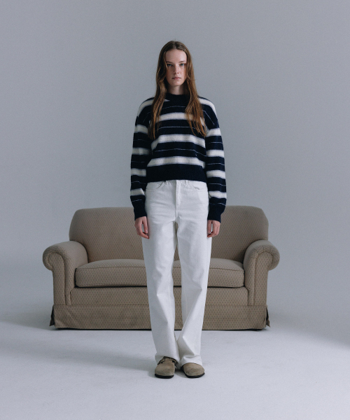 haag(ヘイグ)の「a fuzzy sweater (midnight blue)(ニット/セーター・レディース・その他・FREE)」の5枚目の写真