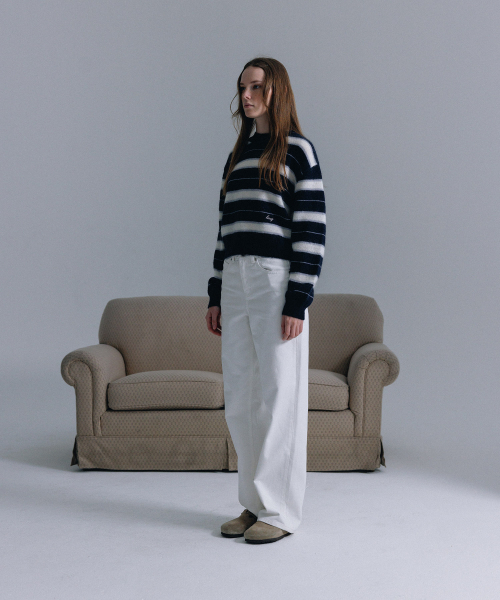 haag(ヘイグ)の「a fuzzy sweater (midnight blue)(ニット/セーター・レディース・その他・FREE)」の6枚目の写真