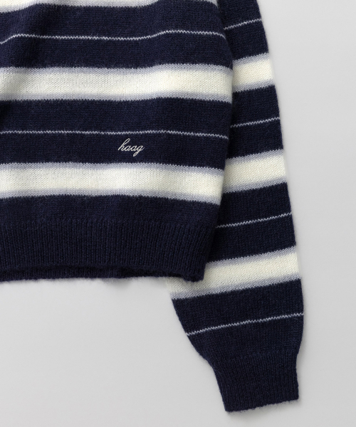 haag(ヘイグ)の「a fuzzy sweater (midnight blue)(ニット/セーター・レディース・その他・FREE)」の14枚目の写真