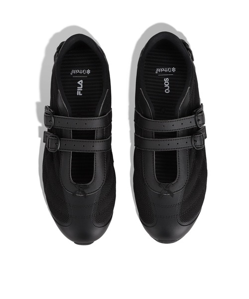 FILA(フィラ)の「FILA X OJOS RITMO SLEEK VC / フィラ x オホス リトモ スリーク VC(スニーカー・レディース・ブラック・26.0cm/25.0cm/24.0cm/23.0cm)」の2枚目の写真