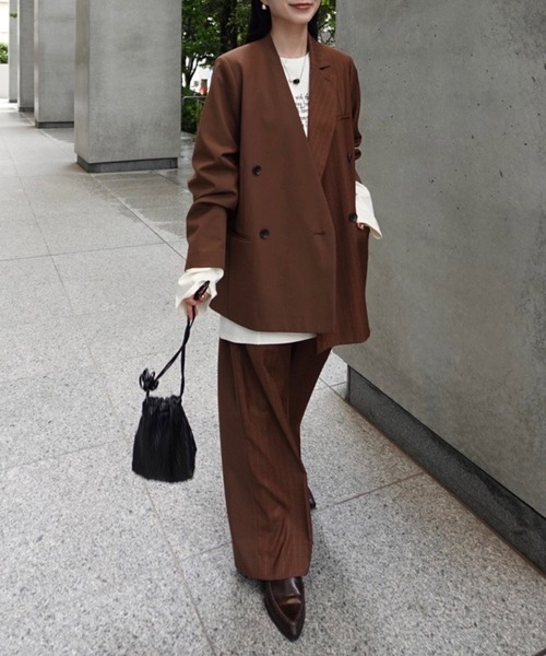 Ameri(アメリ)の「< ZOZOTOWN限定 > 2WAY WAIST SHAPE TUNIC CUT TOP(Tシャツ/カットソー・レディース・サックスブルー/ホワイト/スミクロ/グレー・FREE)」の15枚目の写真
