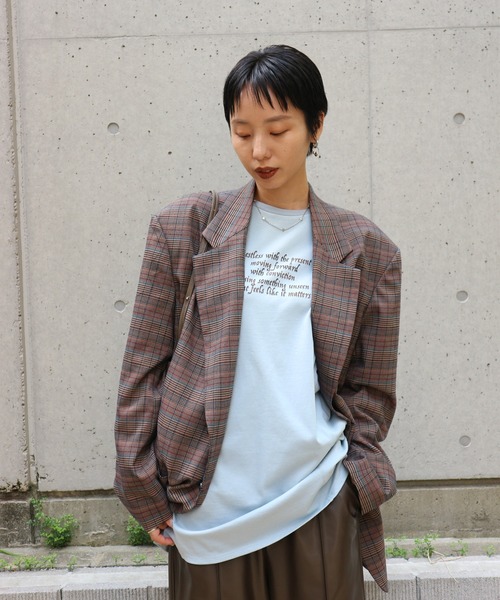 Ameri(アメリ)の「< ZOZOTOWN限定 > 2WAY WAIST SHAPE TUNIC CUT TOP(Tシャツ/カットソー・レディース・サックスブルー/ホワイト/スミクロ/グレー・FREE)」の16枚目の写真