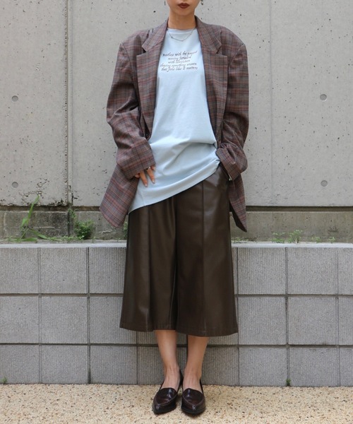 Ameri(アメリ)の「< ZOZOTOWN限定 > 2WAY WAIST SHAPE TUNIC CUT TOP(Tシャツ/カットソー・レディース・サックスブルー/ホワイト/スミクロ/グレー・FREE)」の17枚目の写真
