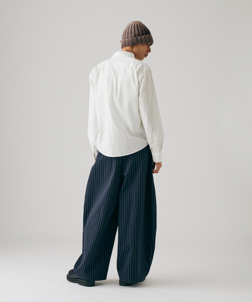 JOURNAL STANDARD（ジャーナルスタンダード）の「エレファント ストライプ パンツ（スラックス・メンズ・ネイビー/ブラック・LARGE/MEDIUM）」の5枚目の写真