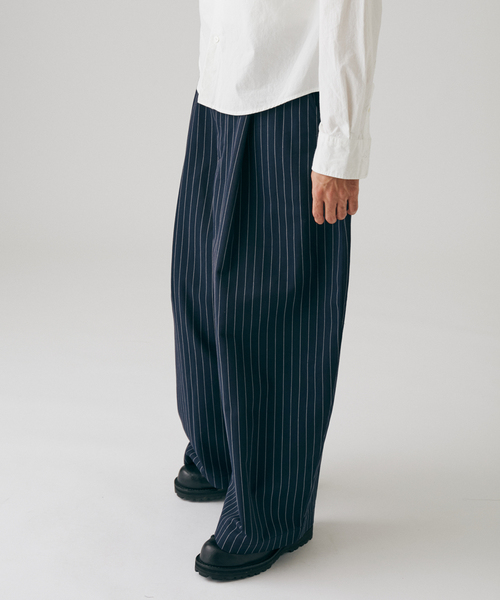 JOURNAL STANDARD（ジャーナルスタンダード）の「エレファント ストライプ パンツ（スラックス・メンズ・ネイビー/ブラック・LARGE/MEDIUM）」の10枚目の写真