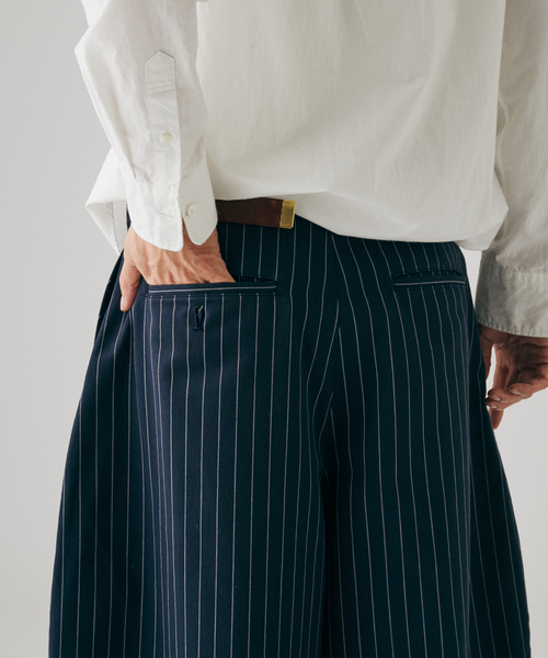 JOURNAL STANDARD（ジャーナルスタンダード）の「エレファント ストライプ パンツ（スラックス・メンズ・ネイビー/ブラック・LARGE/MEDIUM）」の13枚目の写真
