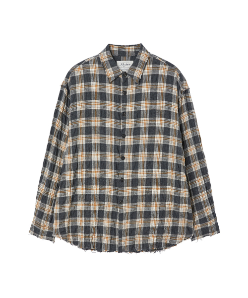 Beyond Closet（-）の「[COLLECTION LINE] カッティングディテール チェックシャツ マルチ（シャツ/ブラウス・メンズ・その他・MEDIUM/LARGE）」の2枚目の写真