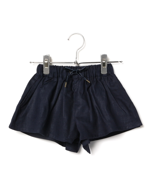 COMECHATTO&CLOSET（カムチャットアンドクロゼット）の「ギャザーキュロットスカート（スカート・キッズ・ネイビー/ブラック/ピンク/ベージュ・MEDIUM/SMALL/LARGE）」の3枚目の写真