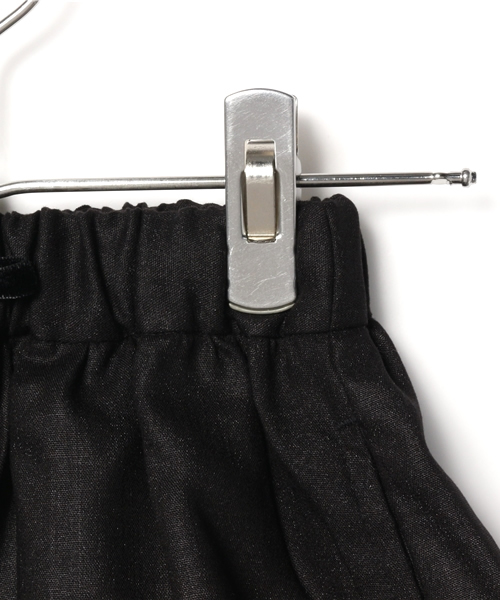 COMECHATTO&CLOSET（カムチャットアンドクロゼット）の「ギャザーキュロットスカート（スカート・キッズ・ネイビー/ブラック/ピンク/ベージュ・MEDIUM/SMALL/LARGE）」の6枚目の写真