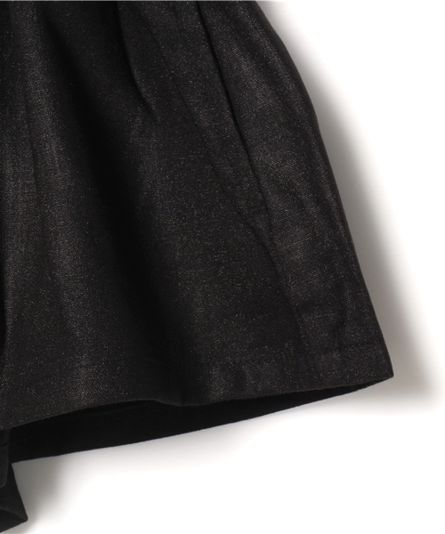 COMECHATTO&CLOSET（カムチャットアンドクロゼット）の「ギャザーキュロットスカート（スカート・キッズ・ネイビー/ブラック/ピンク/ベージュ・MEDIUM/SMALL/LARGE）」の7枚目の写真