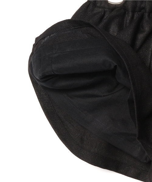 COMECHATTO&CLOSET（カムチャットアンドクロゼット）の「ギャザーキュロットスカート（スカート・キッズ・ネイビー/ブラック/ピンク/ベージュ・MEDIUM/SMALL/LARGE）」の9枚目の写真