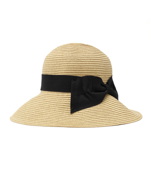 Majestic Legon マジェスティックレゴン の ワイドブリムリボンhat ハット Wear