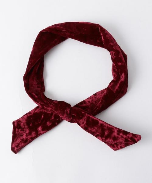 Another Edition（アナザーエディション）の「ベロアヘアバンド/AEBFC ﾍﾞﾛｱ HB◆（ヘアバンド・レディース・ダークブラウン/ワインレッド・FREE）」の5枚目の写真