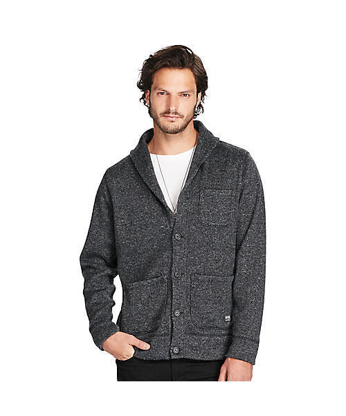 Denim & Supply Ralph Lauren（デニムアンドサプライラルフローレン）の「ヘリンボーン フリース カーディガン（カーディガン/ボレロ・メンズ・ブラック・MEDIUM/SMALL/X-SMALL/LARGE）」の6枚目の写真