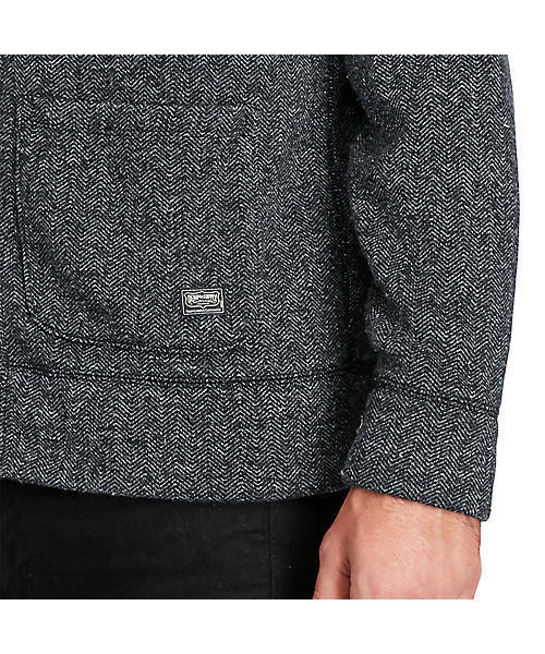 Denim & Supply Ralph Lauren（デニムアンドサプライラルフローレン）の「ヘリンボーン フリース カーディガン（カーディガン/ボレロ・メンズ・ブラック・MEDIUM/SMALL/X-SMALL/LARGE）」の5枚目の写真