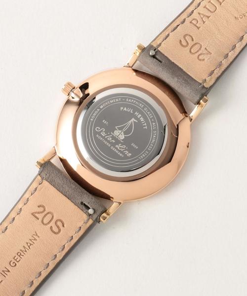 Paul Hewitt(ポールヒューイット)の「△<PAULHEWITT(ポールヒューイット)>SAILOR グレー ホワイト 時計 36mm(アナログ腕時計・レディース・ゴールド・FREE)」の9枚目の写真