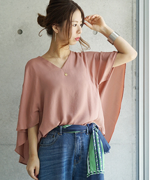 laboratory work | Vネックバックリボンブラウス(シャツ/ブラウス)