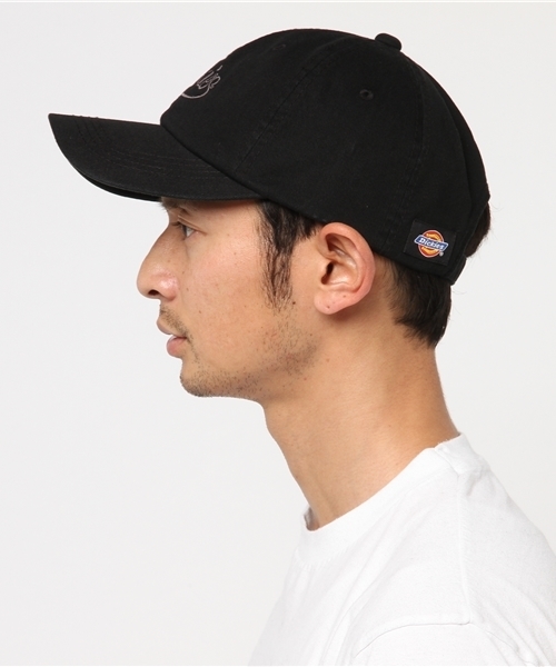 Dickies（ディッキーズ）の「[Dickies ディッキーズ] smile give LOW CAP（キャップ・メンズ・ネイビー/ピンク/ブラック/サックスブルー・FREE）」の5枚目の写真