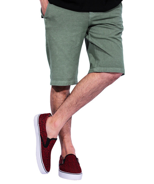 ８(eight)（エイト）の「クライミング ハーフパンツ チノ ショートパンツ （チノパンツ・メンズ・チャコールグレー/ベージュ/ネイビー/カーキ・LARGE/MEDIUM/X-LARGE）」の4枚目の写真