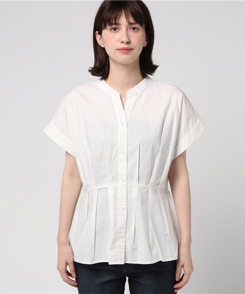 LBC（エルビーシー）の「ウエストマークブラウス       （シャツ/ブラウス・レディース・ホワイト/ブラック・LARGE/MEDIUM）」の6枚目の写真