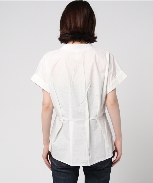 LBC（エルビーシー）の「ウエストマークブラウス       （シャツ/ブラウス・レディース・ホワイト/ブラック・LARGE/MEDIUM）」の8枚目の写真