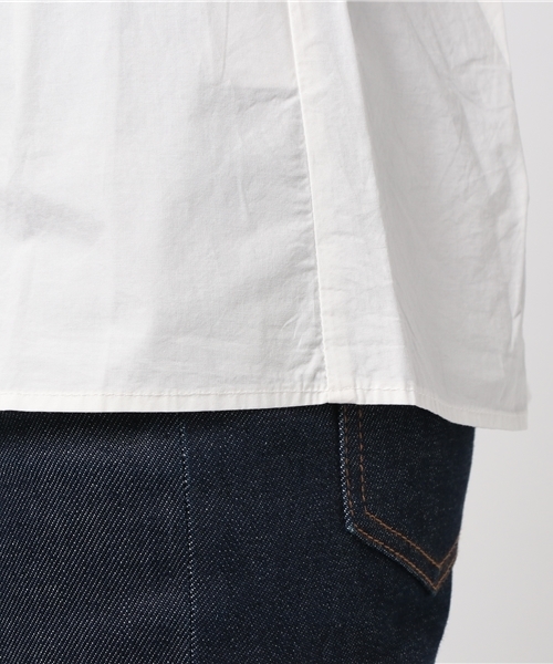 LBC（エルビーシー）の「ウエストマークブラウス       （シャツ/ブラウス・レディース・ホワイト/ブラック・LARGE/MEDIUM）」の4枚目の写真