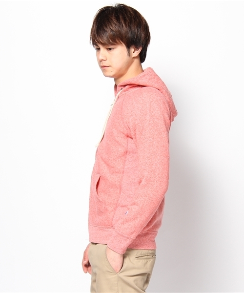 Champion（チャンピオン）の「∴CHAMPION別注ZIPパーカー（パーカー・メンズ・杢グレー/ネイビー/レッド・MEDIUM/LARGE）」の4枚目の写真