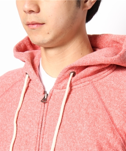 Champion（チャンピオン）の「∴CHAMPION別注ZIPパーカー（パーカー・メンズ・杢グレー/ネイビー/レッド・MEDIUM/LARGE）」の7枚目の写真