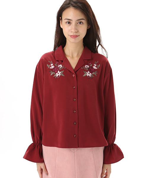 Honeys(ハニーズ)の「刺繍入りブラウス(シャツ/ブラウス・レディース・オフホワイト/レッド/ブラック/ホワイト系その他・L/M)」の11枚目の写真