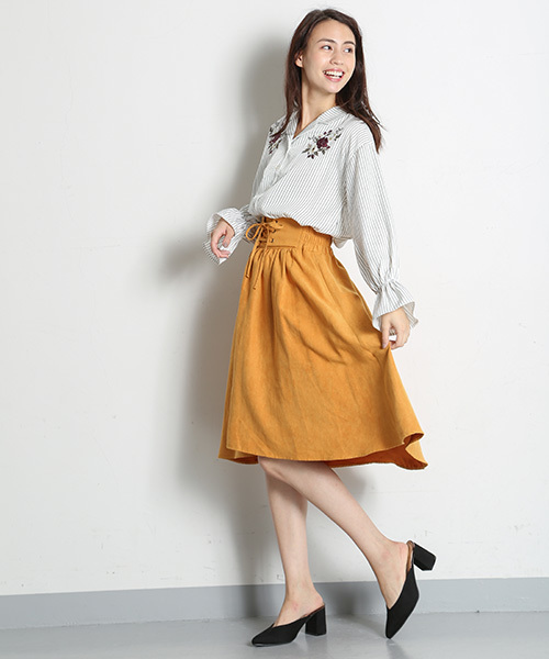 Honeys(ハニーズ)の「刺繍入りブラウス(シャツ/ブラウス・レディース・オフホワイト/レッド/ブラック/ホワイト系その他・L/M)」の9枚目の写真