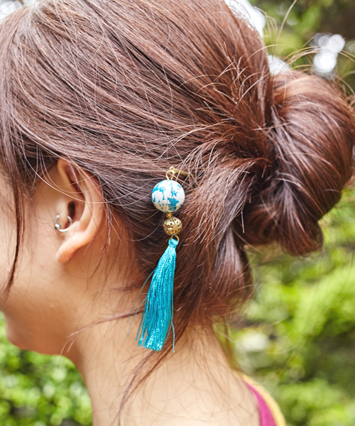 カヤ カヤ の カヤ Neridama 練珠かんざし ヘアスティック その他ヘアアクセサリー Wear