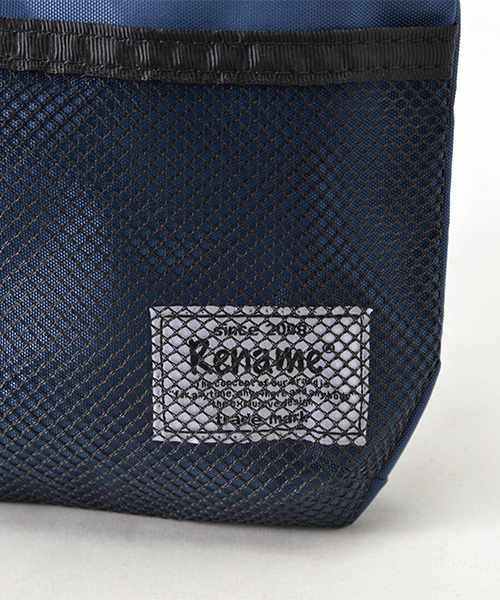 DEVICE（デバイス）の「Rename メッシュ ポケット 軽量 ナイロン ミニ サコッシュ ショルダーバッグ（ショルダーバッグ・レディース・ブラック/グレー/グリーン/ブルー/ネイビー/レッド・FREE）」の20枚目の写真