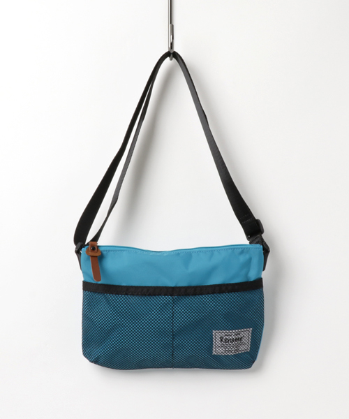 DEVICE（デバイス）の「Rename メッシュ ポケット 軽量 ナイロン ミニ サコッシュ ショルダーバッグ（ショルダーバッグ・レディース・ブラック/グレー/グリーン/ブルー/ネイビー/レッド・FREE）」の22枚目の写真