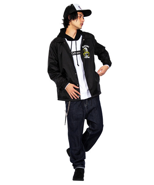 ８(eight)（エイト）の「イーグル コーチジャケット ナイロンジャケット（ナイロンジャケット・メンズ・ブラック/ネイビー/ワイン/カーキ・X-LARGE/LARGE/MEDIUM）」の22枚目の写真