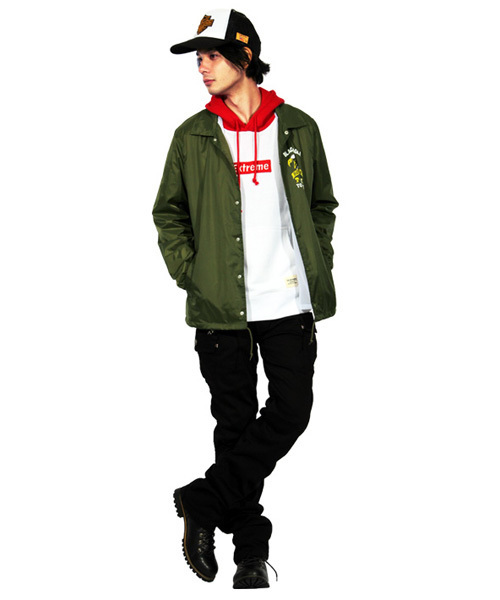 ８(eight)（エイト）の「イーグル コーチジャケット ナイロンジャケット（ナイロンジャケット・メンズ・ブラック/ネイビー/ワイン/カーキ・X-LARGE/LARGE/MEDIUM）」の8枚目の写真