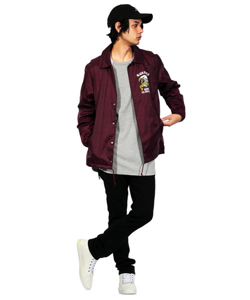 ８(eight)（エイト）の「イーグル コーチジャケット ナイロンジャケット（ナイロンジャケット・メンズ・ブラック/ネイビー/ワイン/カーキ・X-LARGE/LARGE/MEDIUM）」の5枚目の写真