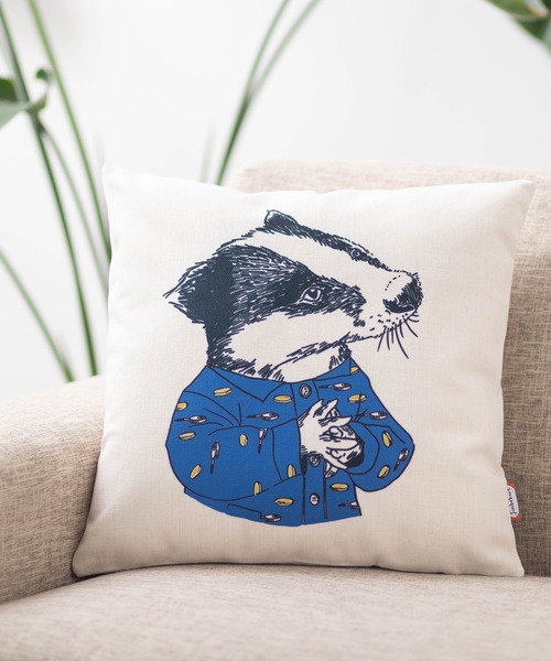 Jubilee（ジュビリー）の「ジムボバート クッションカバー（クッション/クッションカバー・レディース・ブラック/レッド/イエロー/ブルー/アニマル/ピンク/イエロー×グレー/ライトブルー/イエロー系その他/オフホワイト/ダークブルー/ブラック系その他2/スモークピンク/ブラック系その他/ベージュ/ブルー系その他・FREE）」の8枚目の写真